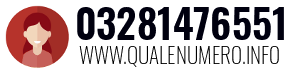 Numero di telefono 03281476551 03281476551
