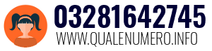 Numero di telefono 03281642745 03281642745