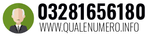 Numero di telefono 03281656180 03281656180