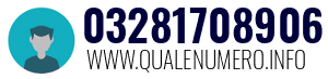 Numero di telefono 03281708906 03281708906