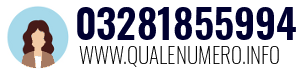Numero di telefono 03281855994 03281855994