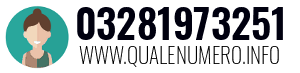 Numero di telefono 03281973251 03281973251