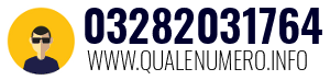 Numero di telefono 03282031764 03282031764