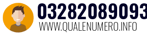 Numero di telefono 03282089093 03282089093