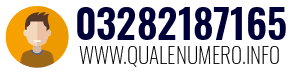 Numero di telefono 03282187165 03282187165