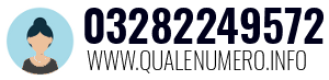 Numero di telefono 03282249572 03282249572