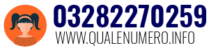 Numero di telefono 03282270259 03282270259