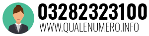 Numero di telefono 03282323100 03282323100