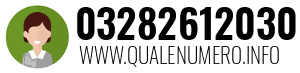 Numero di telefono 03282612030 03282612030