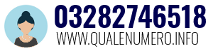 Numero di telefono 03282746518 03282746518