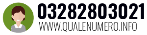 Numero di telefono 03282803021 03282803021