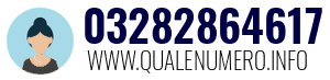 Numero di telefono 03282864617 03282864617