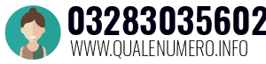 Numero di telefono 03283035602 03283035602
