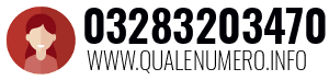 Numero di telefono 03283203470 03283203470