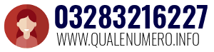 Numero di telefono 03283216227 03283216227