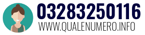 Numero di telefono 03283250116 03283250116