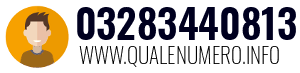 Numero di telefono 03283440813 03283440813