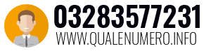 Numero di telefono 03283577231 03283577231