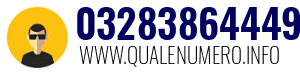 Numero di telefono 03283864449 03283864449