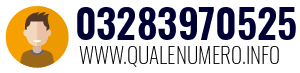 Numero di telefono 03283970525 03283970525
