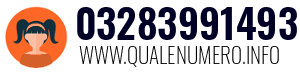 Numero di telefono 03283991493 03283991493