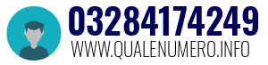 Numero di telefono 03284174249 03284174249