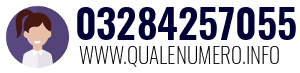 Numero di telefono 03284257055 03284257055