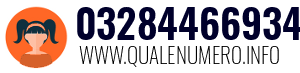 Numero di telefono 03284466934 03284466934