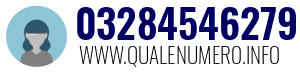 Numero di telefono 03284546279 03284546279