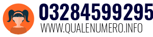 Numero di telefono 03284599295 03284599295