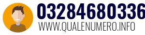 Numero di telefono 03284680336 03284680336
