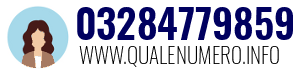 Numero di telefono 03284779859 03284779859