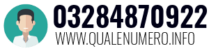 Numero di telefono 03284870922 03284870922