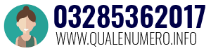 Numero di telefono 03285362017 03285362017