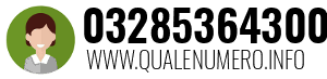 Numero di telefono 03285364300 03285364300