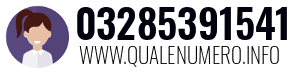 Numero di telefono 03285391541 03285391541