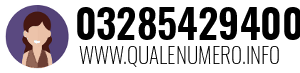 Numero di telefono 03285429400 03285429400