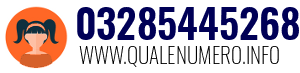 Numero di telefono 03285445268 03285445268