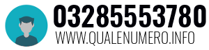 Numero di telefono 03285553780 03285553780