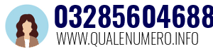 Numero di telefono 03285604688 03285604688