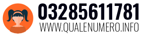 Numero di telefono 03285611781 03285611781