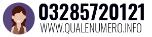 Numero di telefono 03285720121 03285720121