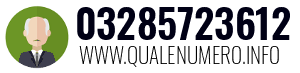 Numero di telefono 03285723612 03285723612