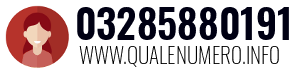 Numero di telefono 03285880191 03285880191