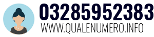 Numero di telefono 03285952383 03285952383