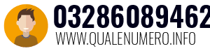 Numero di telefono 03286089462 03286089462