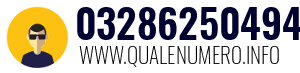 Numero di telefono 03286250494 03286250494