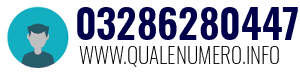 Numero di telefono 03286280447 03286280447