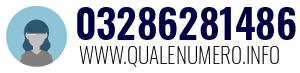 Numero di telefono 03286281486 03286281486