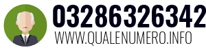 Numero di telefono 03286326342 03286326342